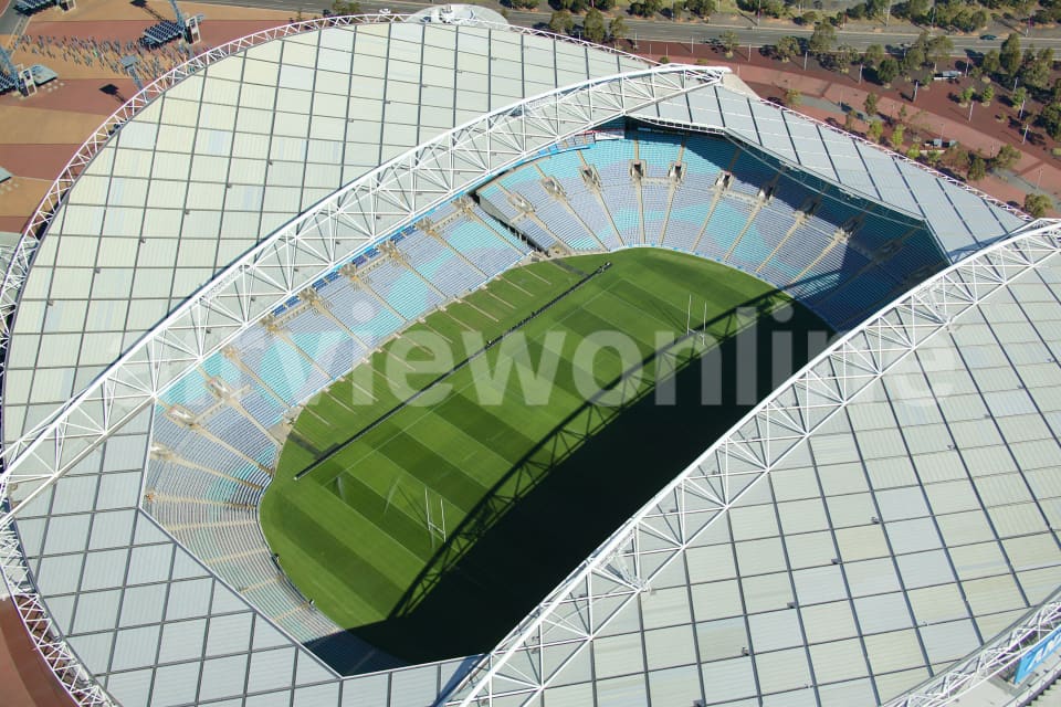 Aerial Image of ANZ Stadium, Olympic Park, Homebush