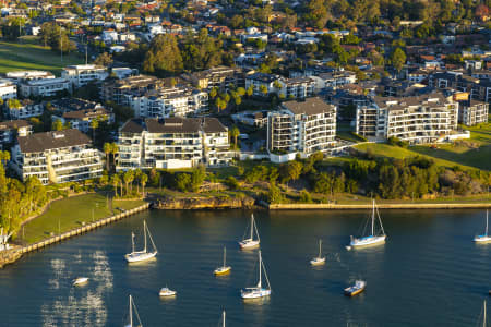 Aerial Image of DRUMMOYNE DUSK