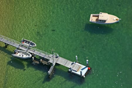 Aerial Image of JETTY AND BOAT