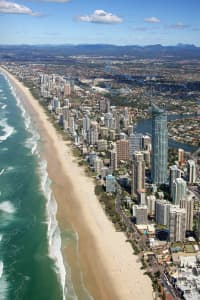 Aerial Image of SURFERS PARADISE BEACH PORTRAIT