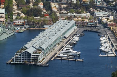 Aerial Image of WOOLLOOMOOLOO FINGER WHARF