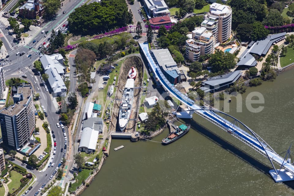 Aerial Image of Queensland Maritime Museum Brisbane