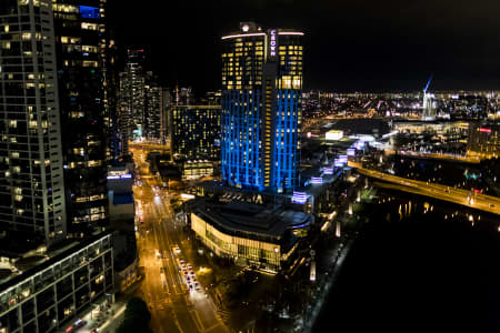 Aerial Image of MELBOURNE SOUTH BANK NIGHT SERIES