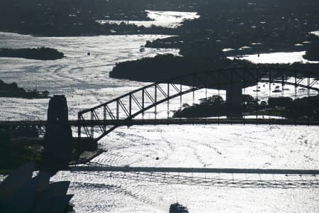 Aerial Image of SYDNEY HARBOUR SILHOUETTE