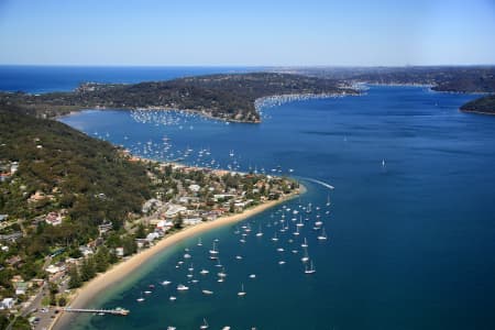 Aerial Image of PALM BEACH AND PITTWATER