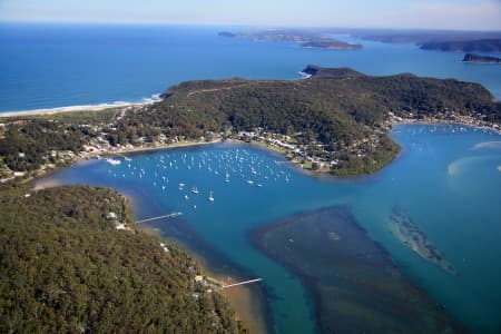 Aerial Image of KILLCARE AND PRETTY BEACH