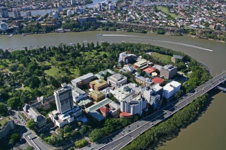 Aerial Image of BRISBANE CITY\'S SOUTHERN TIP