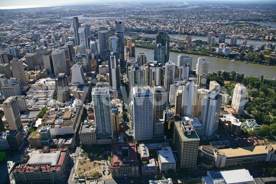 Aerial Image of Western Brisbane CBD, QLD