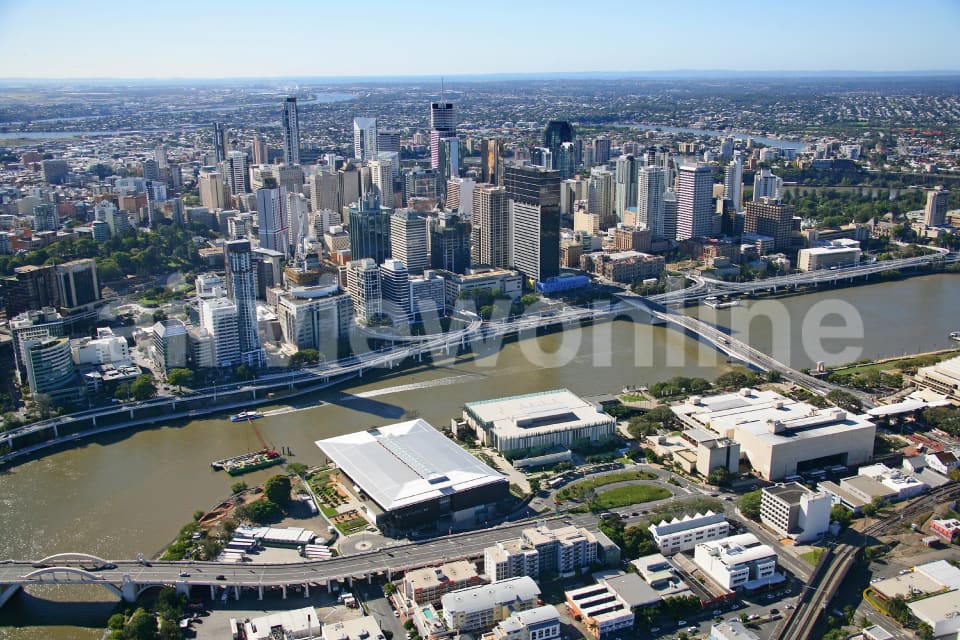 Aerial Image of Qld Museum and QLD Gallery, Brisbane
