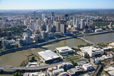 Aerial Image of QLD MUSEUM AND QLD GALLERY, BRISBANE