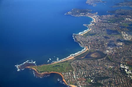 Aerial Image of LONG REEF TO MANLY