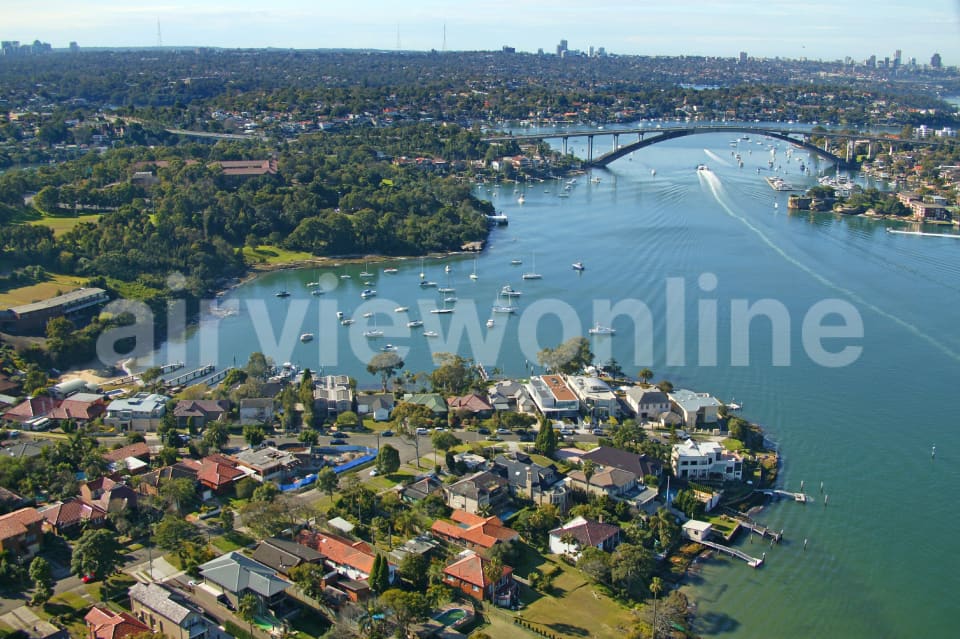 Aerial Image of Henley and Wallumatta Bay