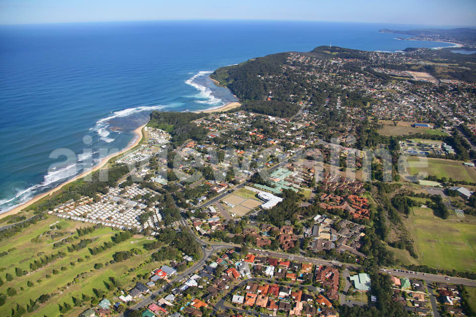 Aerial Image of Shelly Beach and Bateau Bay, NSW