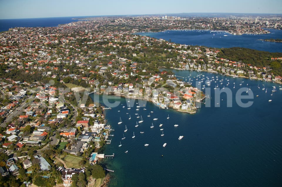 Aerial Image of Parsley Bay and Vaucluse Bay