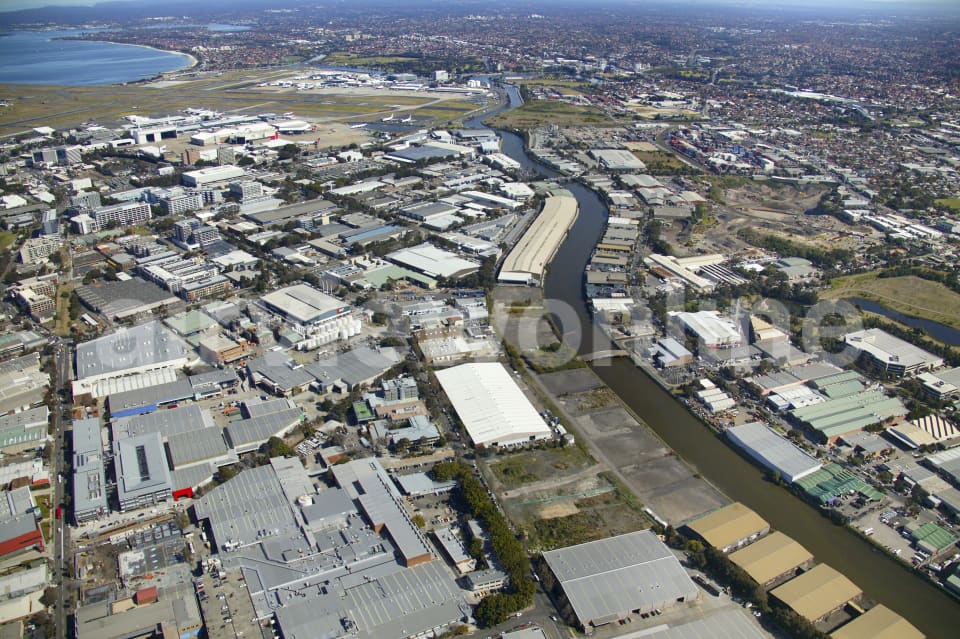 Aerial Image of Alexandria to Mascot and Sydney Airport