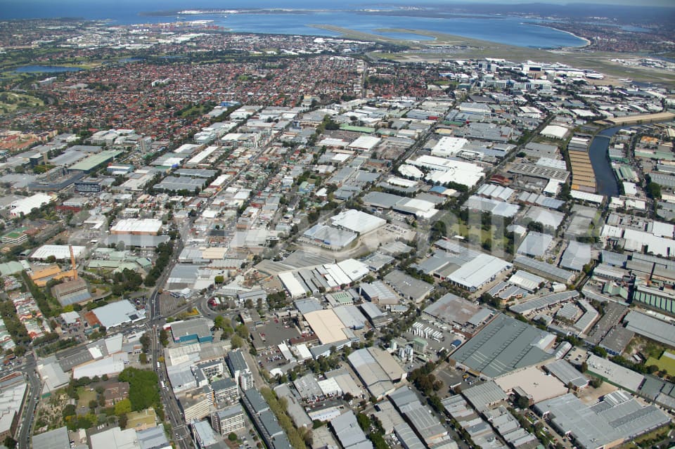 Aerial Image of Alexandria and Beaconsfield to Botany Bay