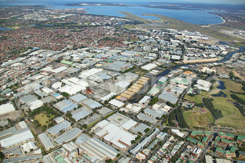 Aerial Image of Alexandria, Beaconsfield and Mascot, NSW