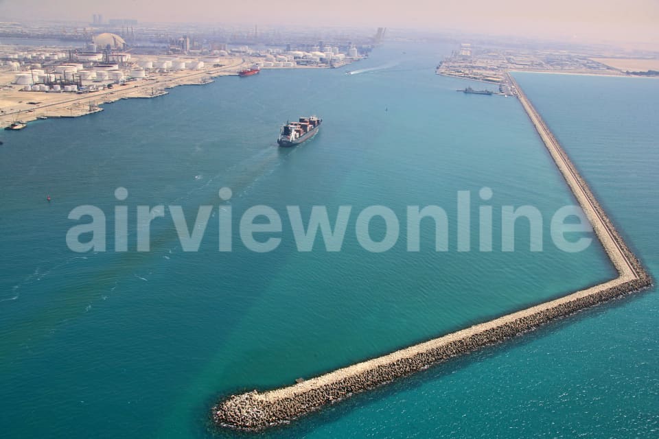 Aerial Image of Mina Jebel Ali Entrance