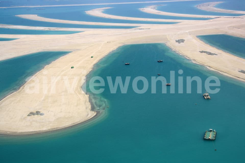 Aerial Image of Palm Jebel Ali, UAE