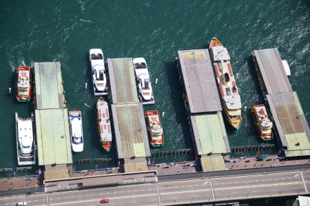 Aerial Image of CIRCULAR QUAY, SYDNEY