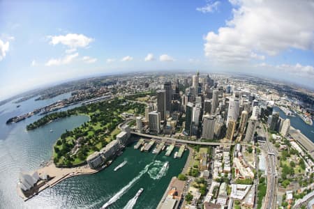 Aerial Image of SYDNEY CITY FISHEYE
