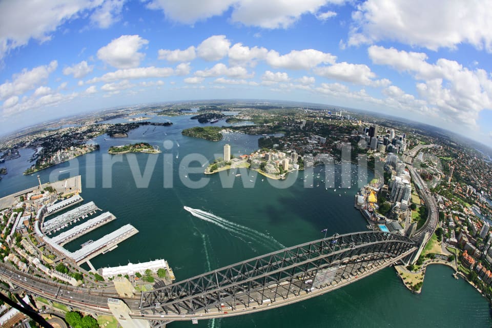 Aerial Image of North Sydney and Millers Point