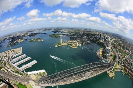 Aerial Image of NORTH SYDNEY AND MILLERS POINT
