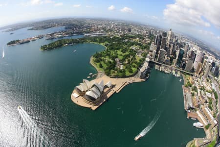 Aerial Image of BENNELONG POINT FISHEYE