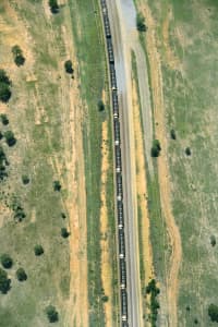 Aerial Image of COAL TRAIN ABSTRACT