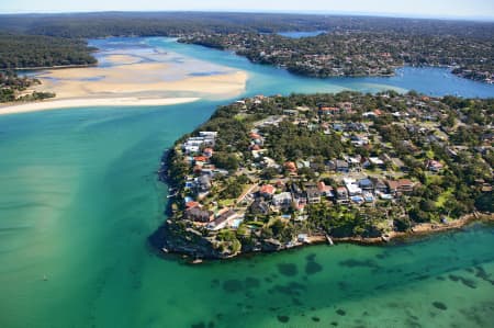Aerial Image of BURRANEER AND PORT HACKING