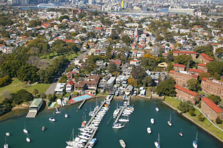 Aerial Image of BALMAIN MARINE CENTRE