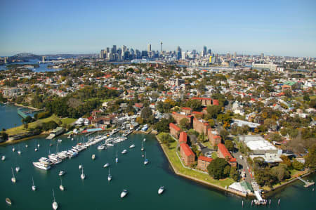 Aerial Image of PARINGA RESERVE, BALMAIN