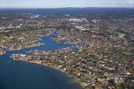 Aerial Image of SYLVANIA, NSW