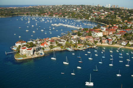 Aerial Image of POINT PIPER HOMES