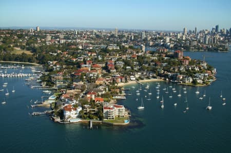 Aerial Image of POINT PIPER HOMES