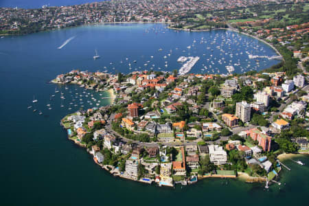 Aerial Image of POINT PIPER AND DOUBLE BAY