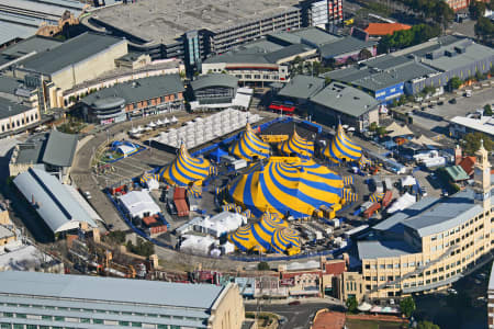 Aerial Photography Cirque du Soleil, Sydney Airview Online