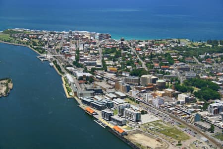 Aerial Image of NEWCASTLE HARBOUR