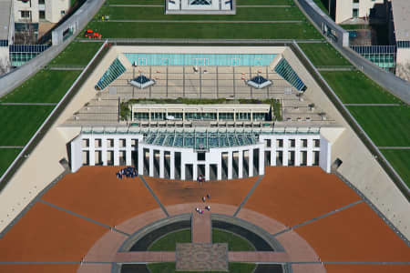 Aerial Image of PARLIAMENT HOUSE, CANBERRA