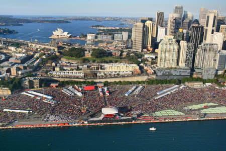 Aerial Image of WYD08 OPENING MASS, BARANGAROO SYDNEY