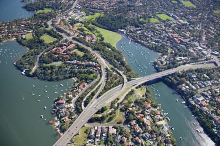 Aerial Image of HUNTLEYS COVE, SYDNEY NSW