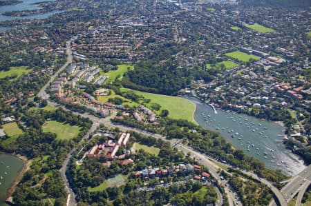 Aerial Image of HUNTLEYS COVE, NSW
