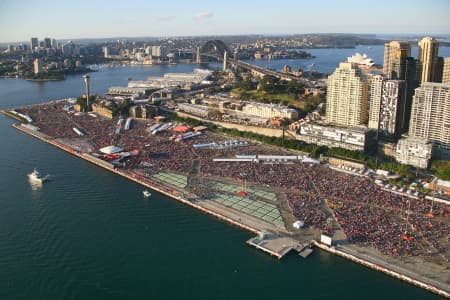 Aerial Image of WYD08, WORLD YOUTH DAY OPENING MASS, SYDNEY