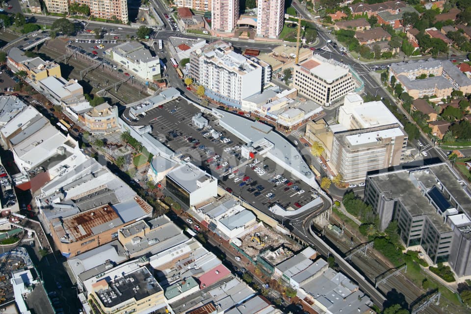 Aerial Image of Hurstville Railway Station