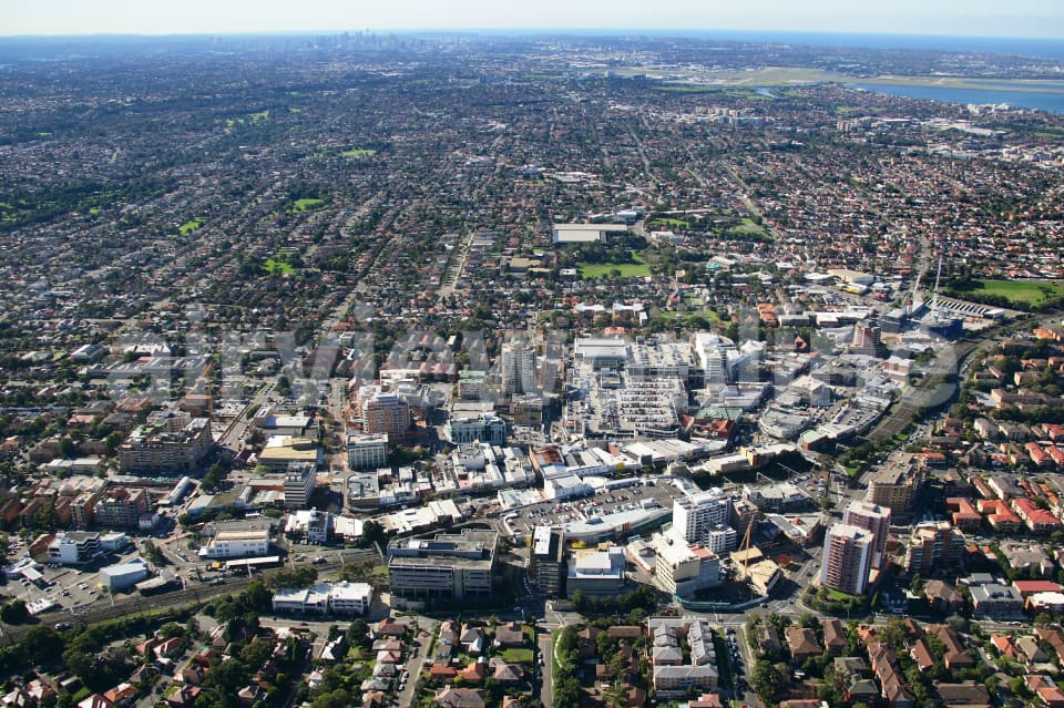 Aerial Image of Hurstville to Sydney CBD