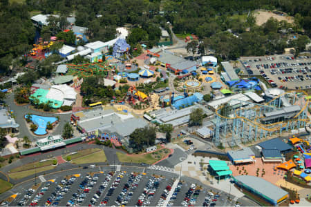 Aerial Image of DREAMWORLD, QLD