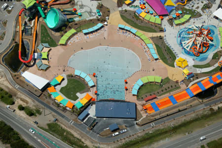 Aerial Image of THE CAVE OF WAVES, WHITEWATER WORLD QLD