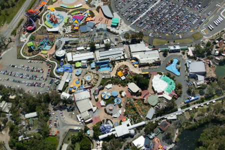 Aerial Image of DREAMWORLD, QLD