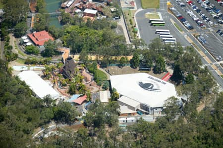Aerial Image of DREAMWORLD, QLD
