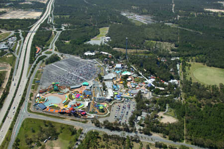 Aerial Image of DREAMWORLD AND WHITEWATER WORLD, GOLD COAST QLD
